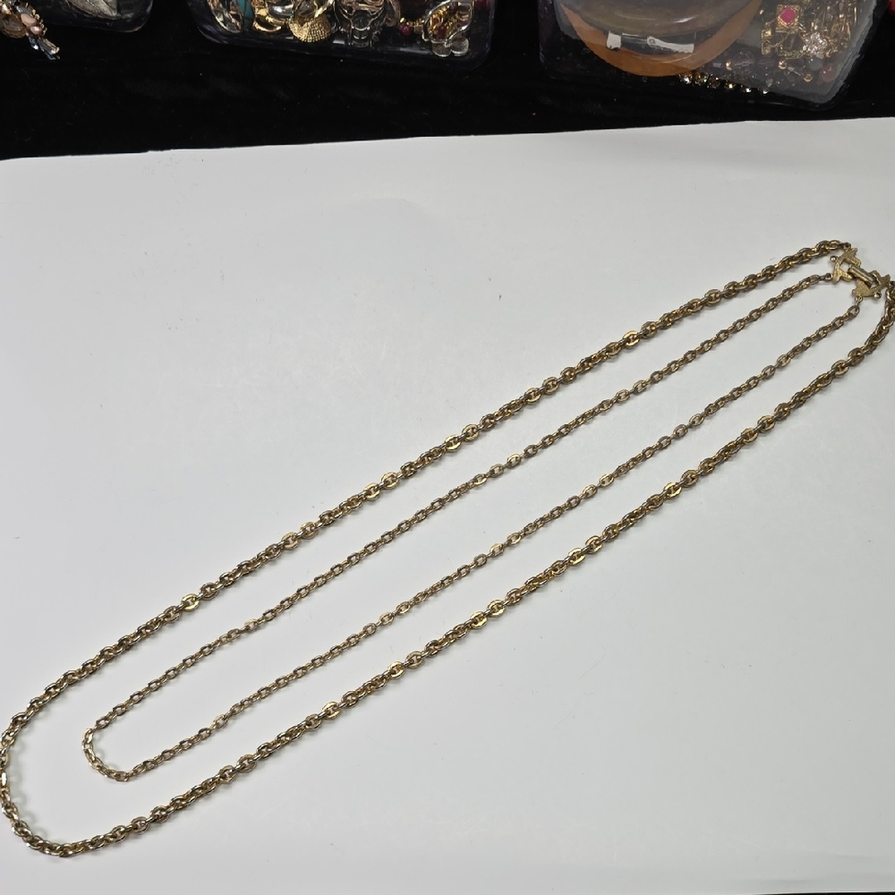 Vintage Gold and Silver 2 Chain Necklace